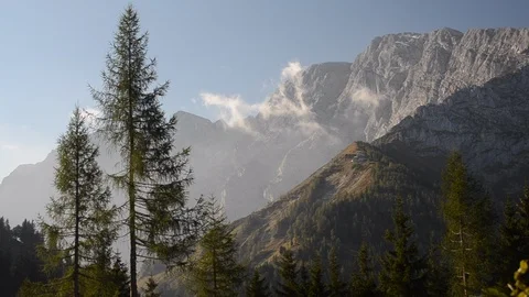 Clouds in the Alps Video stock 111292734