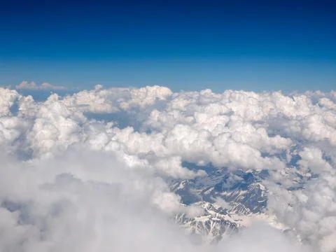 Clouds on Alps Stock Photos