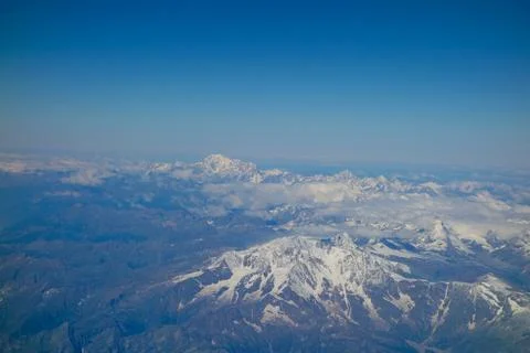 Clouds on Alps Stock Photos