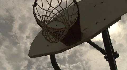 Clouds and basket Stock Footage 913348