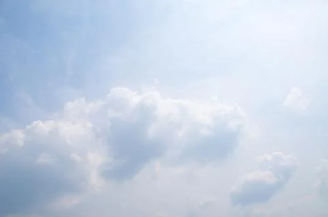 Clouds And Blue Sky For Background Stock Photos