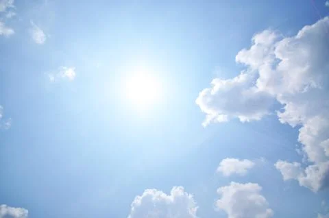 Clouds And Blue Sky For Background Foto stock