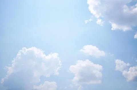 Clouds And Blue Sky For Background 写真素材