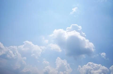 Clouds And Blue Sky For Background Foto stock