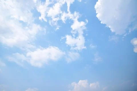 Clouds And Blue Sky For Background Foto stock