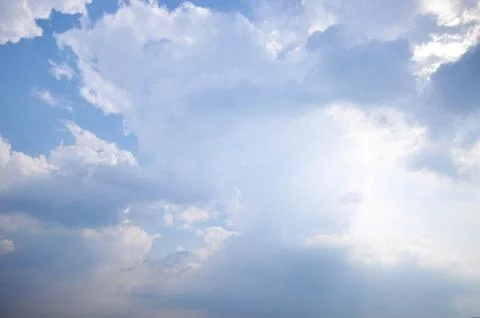 Clouds And Blue Sky For Background Foto stock