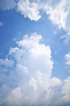 Clouds And Blue Sky For Background Foto stock