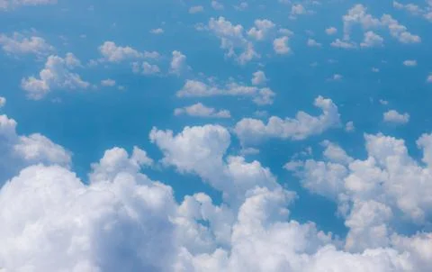 Clouds and blue sky background Stock Photos