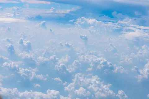 Clouds and blue sky background Stock Photos