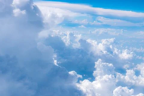 Clouds and blue sky background Stock Photos
