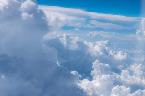 Clouds and blue sky background Stock Photos