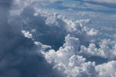 Clouds and blue sky background Stock Photos