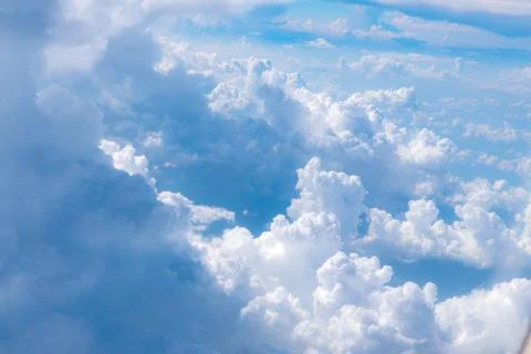Clouds and blue sky background Stock Photos