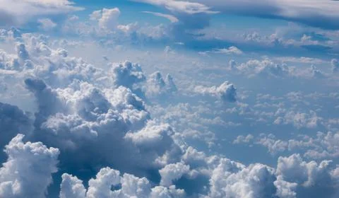 Clouds and blue sky background Stock Photos