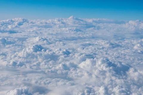 Clouds and blue sky background Stock Photos