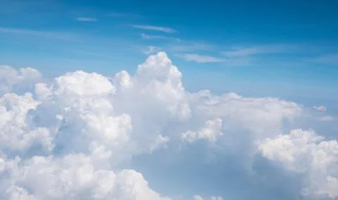 Clouds and blue sky background Stock Photos