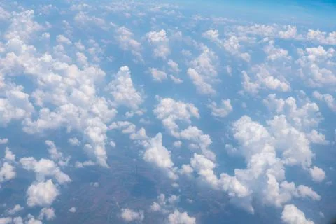 Clouds and blue sky background Stock Photos