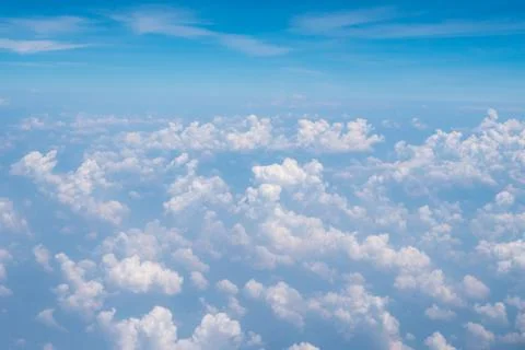 Clouds and blue sky background Foto stock