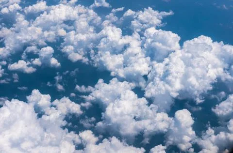 Clouds and blue sky background Foto stock