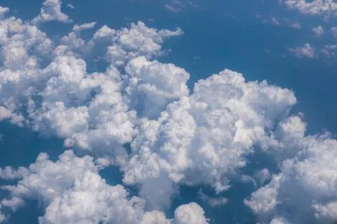 Clouds and blue sky background Stock Photos