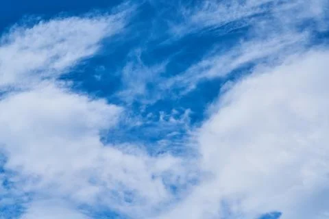 Clouds and blue sky background Stock Photos