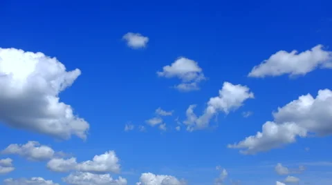 Clouds and Blue Sky Stock Footage 49957159