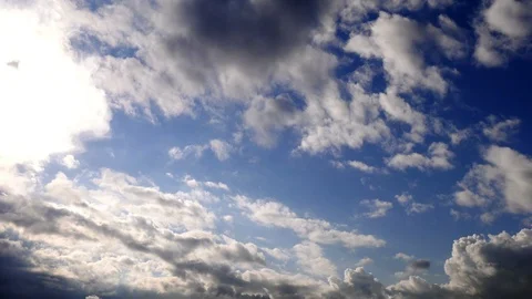 Clouds and Blue Sky Stock Footage 106223678