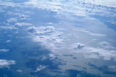 Clouds and blue sky Stock Photos