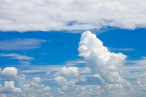 Clouds and blue sky Stock Photos