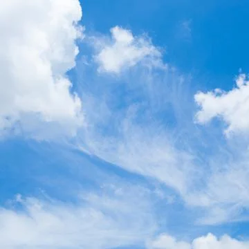 Clouds and blue sky. Stock Photos