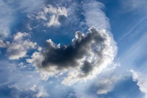 Clouds and blue sky Stock Photos