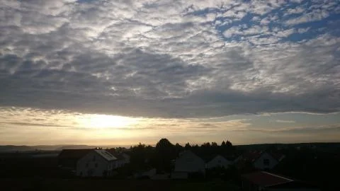 Clouds and a blue sky Stock Photos