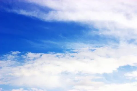 Clouds and blue sky Foto stock