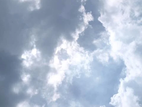 Clouds and the blue sky Stock Photos