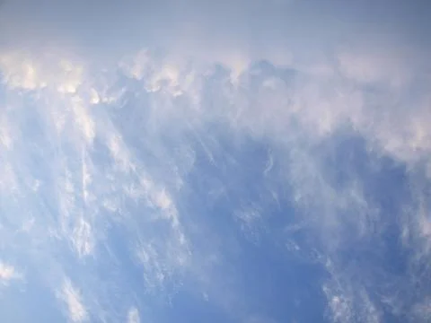 Clouds and the blue sky Stock Photos
