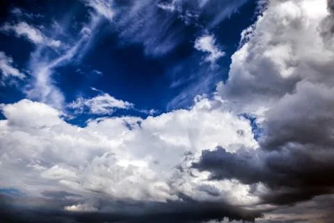 Clouds and Blue Sky Stock Photos