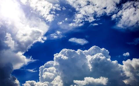 Clouds and Blue Sky Foto stock