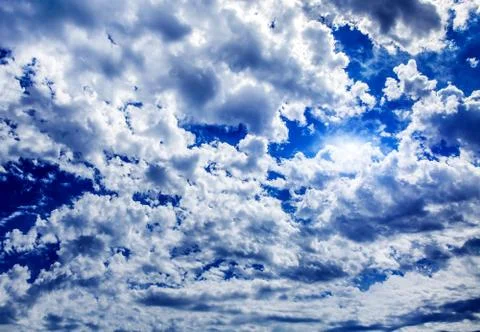 Clouds and Blue Sky Stock Photos