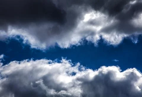Clouds and Blue Sky Foto stock