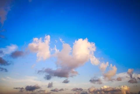 Clouds and blue sky Stock Photos