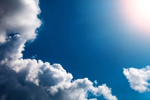 Clouds and Blue Sky Foto stock