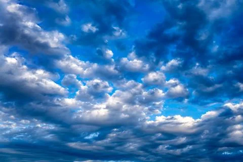 Clouds and Blue Sky Foto stock