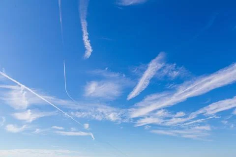 Clouds and blue sky Stock Photos