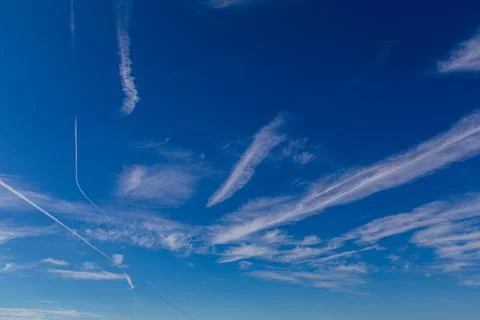 Clouds and blue sky Stock Photos