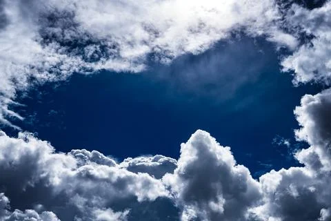 Clouds and Blue Sky Foto stock