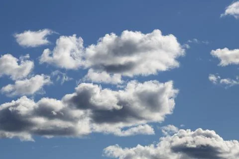 Clouds and a blue sky Stock Photos