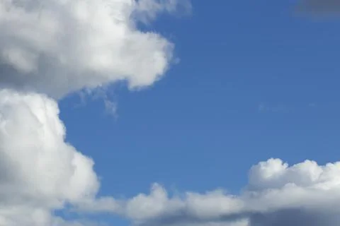 Clouds and a blue sky Stock Photos
