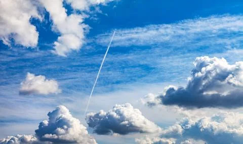 Clouds and Blue Sky Foto stock
