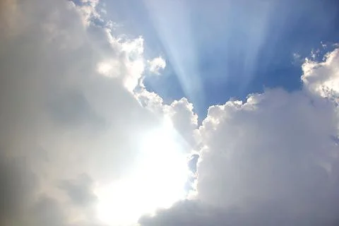 Clouds and blue sky Stock Photos