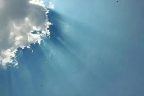 Clouds and blue sky Stock Photos